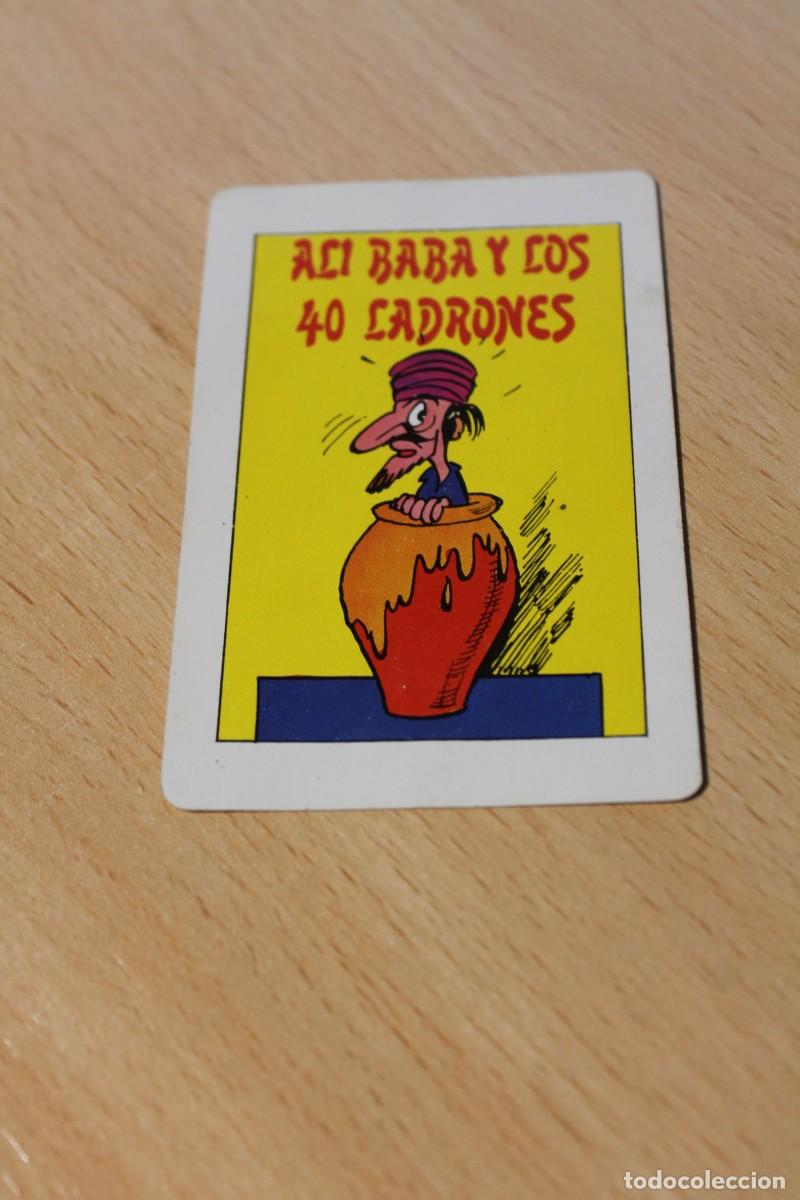 Coleccionismo Calendarios: CALENDARIO DE BOLSILLO DE NAIPES COMAS. A&Ntilde;O 1984. CUENTOS. ALI BABA Y LOS 40 LADRONES.