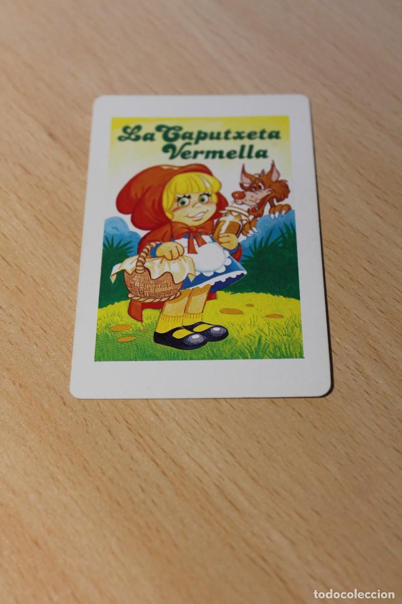 Collectionnisme Calendriers: CALENDARIO DE BOLSILLO DE NAIPES COMAS. A&Ntilde;O 1987. LA CAPUTXETA VERMELLA. Reverso en ESPA&Ntilde;OL.