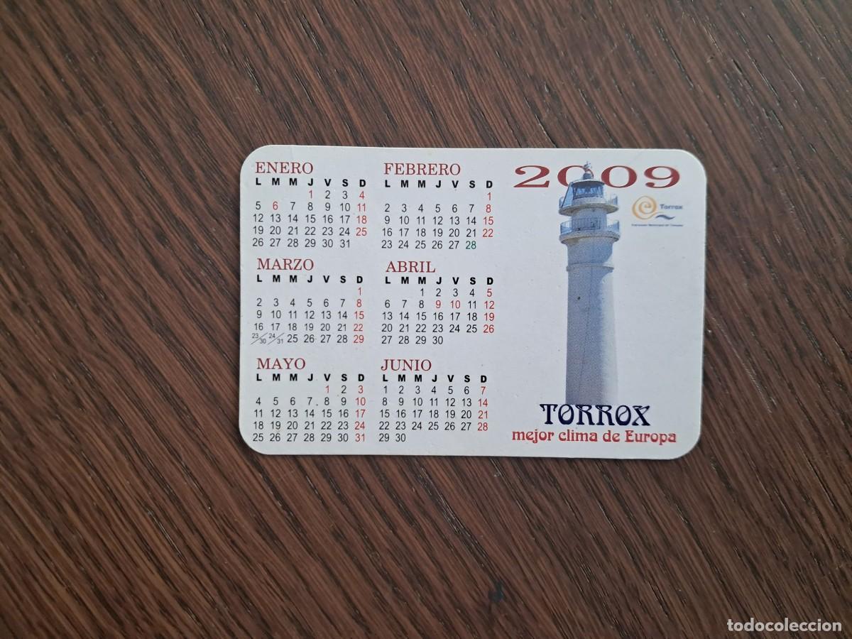 Coleccionismo Calendarios: calendario de publicidad, Torrox, mejor clima de Europa, turismo, a&ntilde;o 2009
