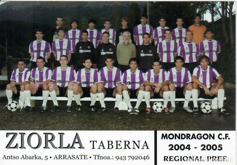 Coleccionismo Calendarios: CALENDARIO DE PUBLICIDAD F&Uacute;TBOL - A&Ntilde;O 2005 - MONDRAGON C.F. REGIONAL