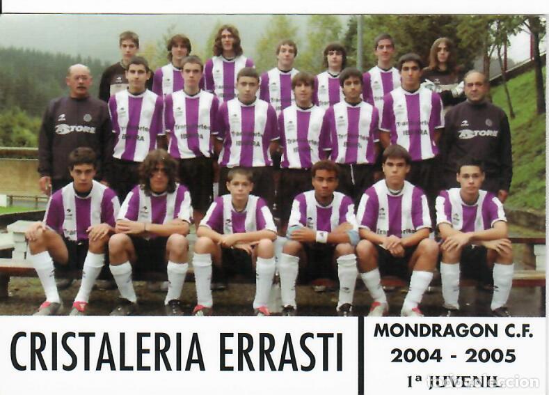 Coleccionismo Calendarios: CALENDARIO DE PUBLICIDAD F&Uacute;TBOL - A&Ntilde;O 2005 - MONDRAGON C.F. JUVENIL