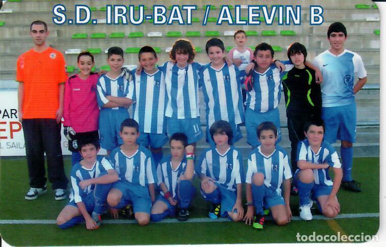 Coleccionismo Calendarios: CALENDARIO DE PUBLICIDAD F&Uacute;TBOL - A&Ntilde;O 2011 - S.D. IRU-BAT ALEV&Iacute;N B