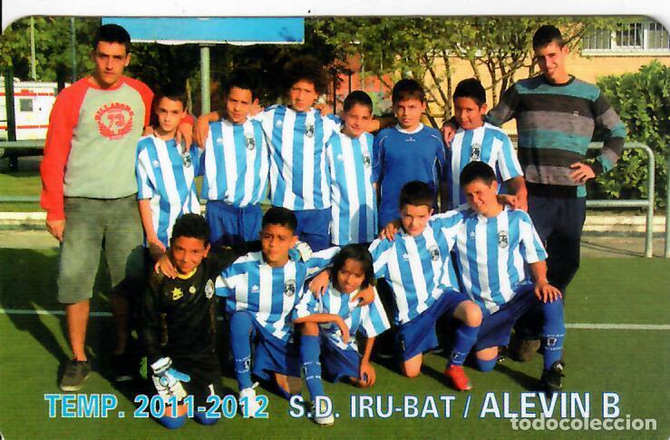 Coleccionismo Calendarios: CALENDARIO DE PUBLICIDAD F&Uacute;TBOL - A&Ntilde;O 2012 - S.D. IRU-BAT ALEV&Iacute;N B