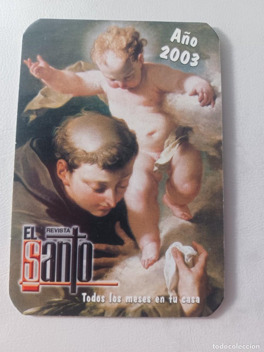 Colecionismo Calend&aacute;rios: Calendario revista el santo 2003
