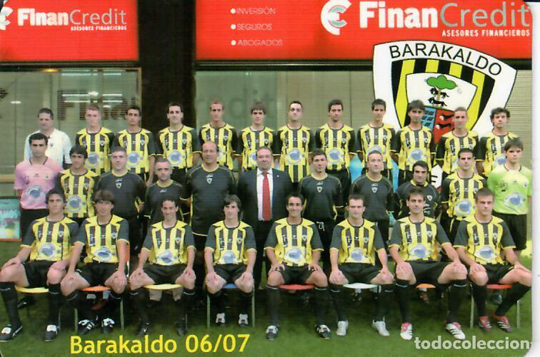Coleccionismo Calendarios: CALENDARIO DE PUBLICIDAD F&Uacute;TBOL - A&Ntilde;O 2007 - BARAKALDO CF - FINAN CREDIT
