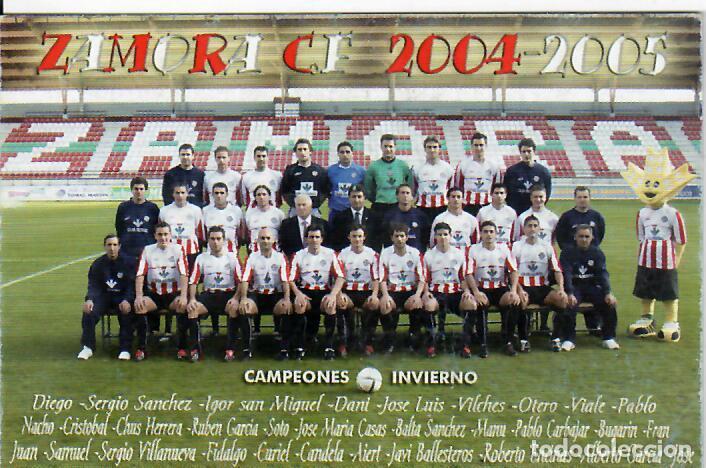 Coleccionismo Calendarios: CALENDARIO DE PUBLICIDAD F&Uacute;TBOL - A&Ntilde;O 2005 - ZAMORA CF