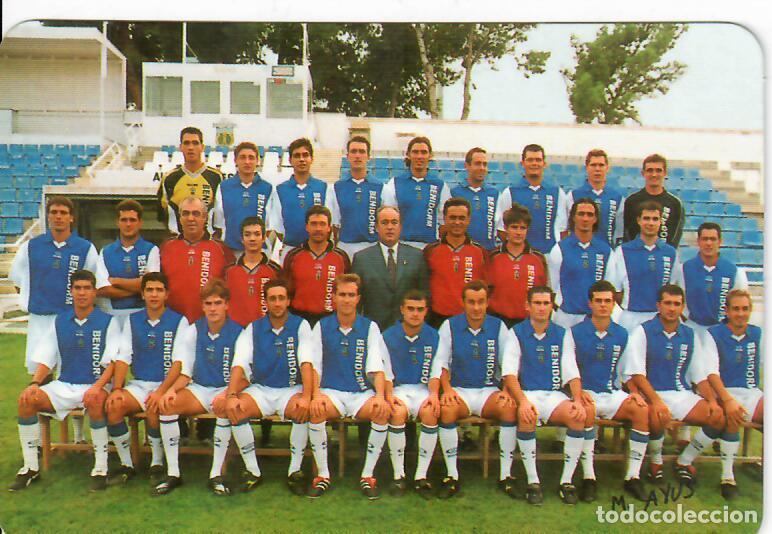 Coleccionismo Calendarios: CALENDARIO DE PUBLICIDAD F&Uacute;TBOL - A&Ntilde;O 2002 - CF BENIDORM