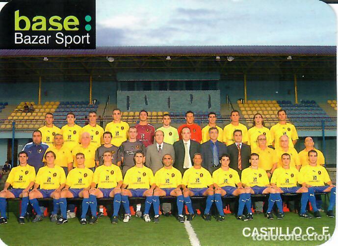 Coleccionismo Calendarios: CALENDARIO DE PUBLICIDAD F&Uacute;TBOL - A&Ntilde;O 2005 - BASE - BAZAR SPORT - CASTILLO C.F.