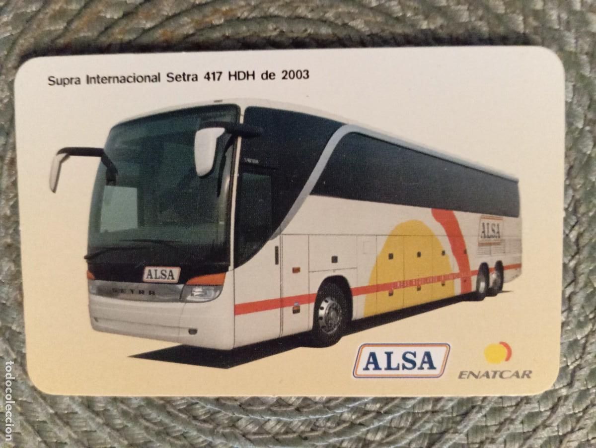 Collectables Calendars: 1 CALENDARIO DE ** ALSA. SUPRA INTER. SETRA ** A&Ntilde;O 2004