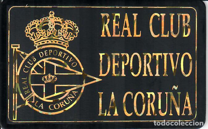 Coleccionismo Calendarios: CALENDARIO DE PUBLICIDAD F&Uacute;TBOL (PL&Aacute;STICO DURO) - A&Ntilde;O 1994 - R.C. DEPORTIVO LA CORU&Ntilde;A