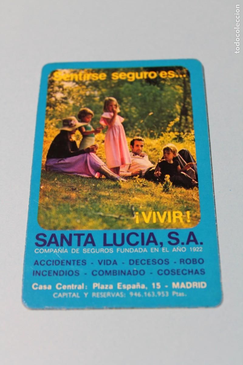 Collezionismo Calendari: CALENDARIO DE BOLSILLO. COMPA&Ntilde;&Iacute;A DE SEGUROS SANTA LUCIA. A&Ntilde;O 1976.