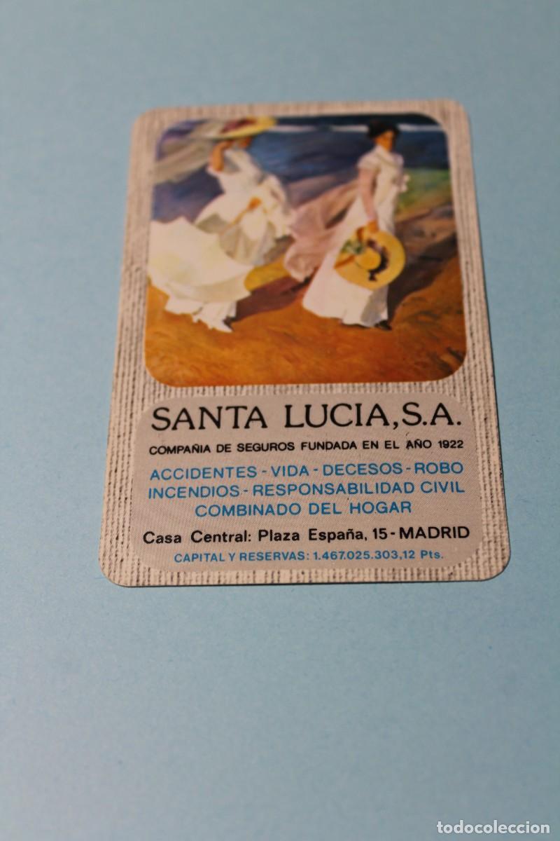 Colecionismo Calend&aacute;rios: CALENDARIO DE BOLSILLO. COMPA&Ntilde;&Iacute;A DE SEGUROS SANTA LUCIA. A&Ntilde;O 1979.