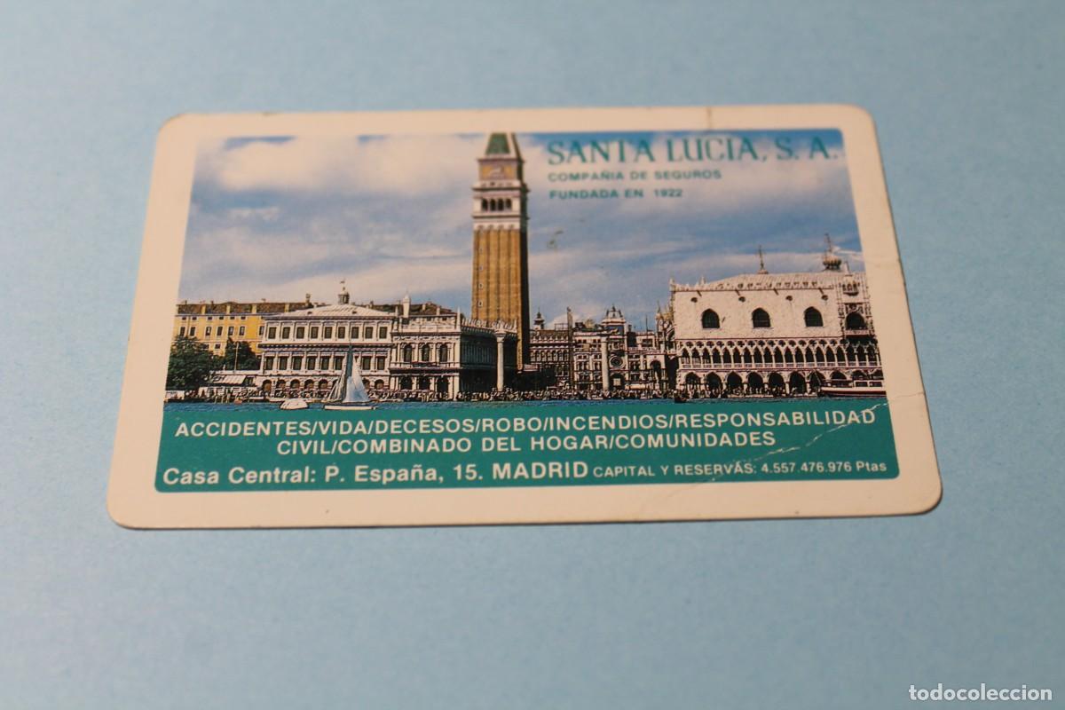 Sammeln von Kalendern: CALENDARIO DE BOLSILLO. COMPA&Ntilde;&Iacute;A DE SEGUROS SANTA LUCIA. A&Ntilde;O 1984.