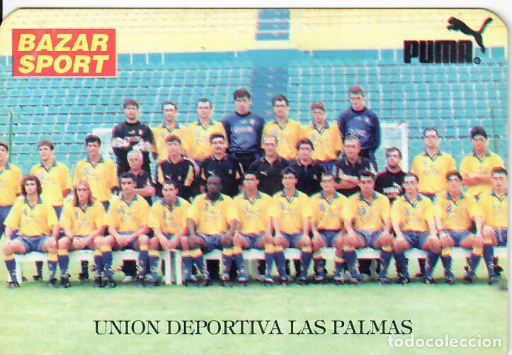 Coleccionismo Calendarios: CALENDARIO DE PUBLICIDAD F&Uacute;TBOL - A&Ntilde;O 1998 - BAZAR SPORT - U.D. LAS PALMAS