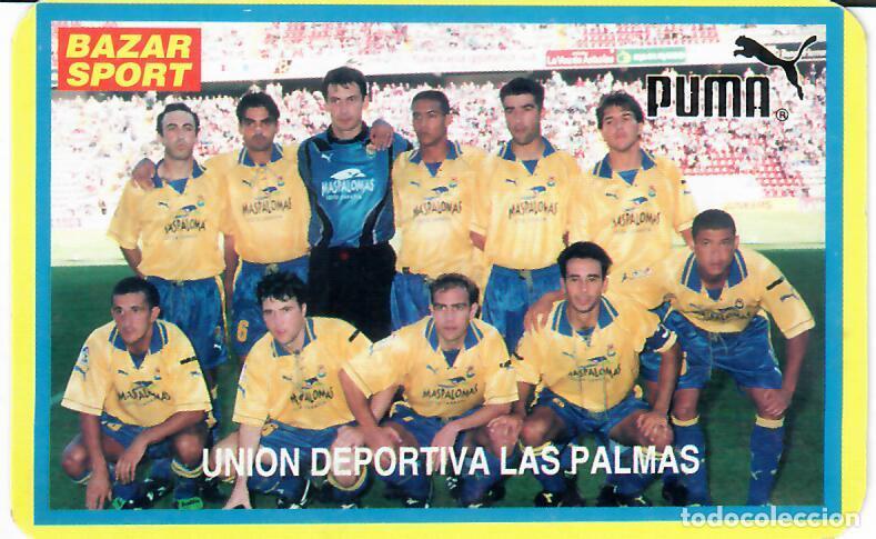 Coleccionismo Calendarios: CALENDARIO DE PUBLICIDAD F&Uacute;TBOL - A&Ntilde;O 1999 - BAZAR SPORT - U.D. LAS PALMAS