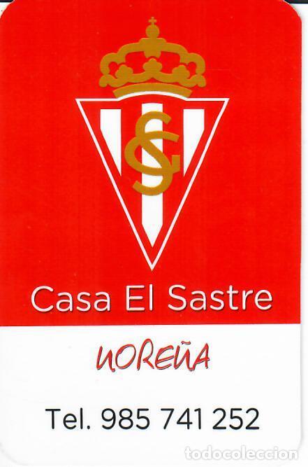 Coleccionismo Calendarios: CALENDARIO DE PUBLICIDAD F&Uacute;TBOL - A&Ntilde;O 2018 - SPORTING DE GIJ&Oacute;N