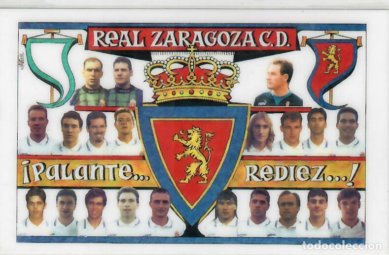 Coleccionismo Calendarios: CALENDARIO DE PUBLICIDAD F&Uacute;TBOL - A&Ntilde;O 1996 - R. ZARAGOZA