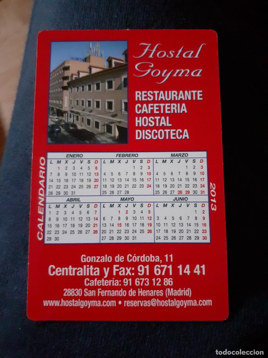 Coleccionismo Calendarios: Calendario Hostal Goyma - Madrid (2013)