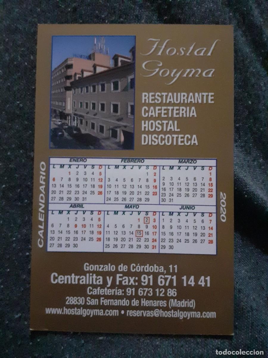Coleccionismo Calendarios: Calendario Hostal Goyma - Madrid (2020)
