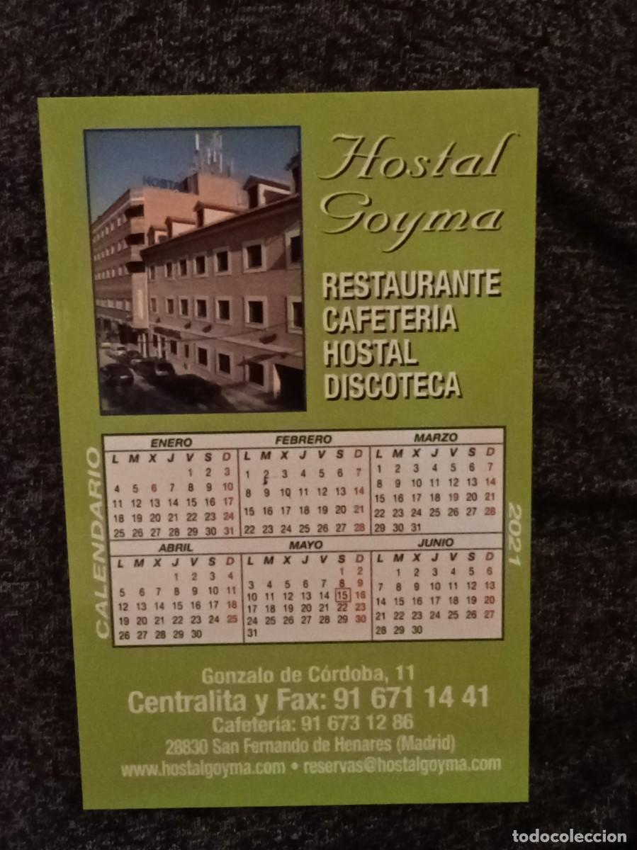Coleccionismo Calendarios: Calendario Hostal Goyma - Madrid (2021)
