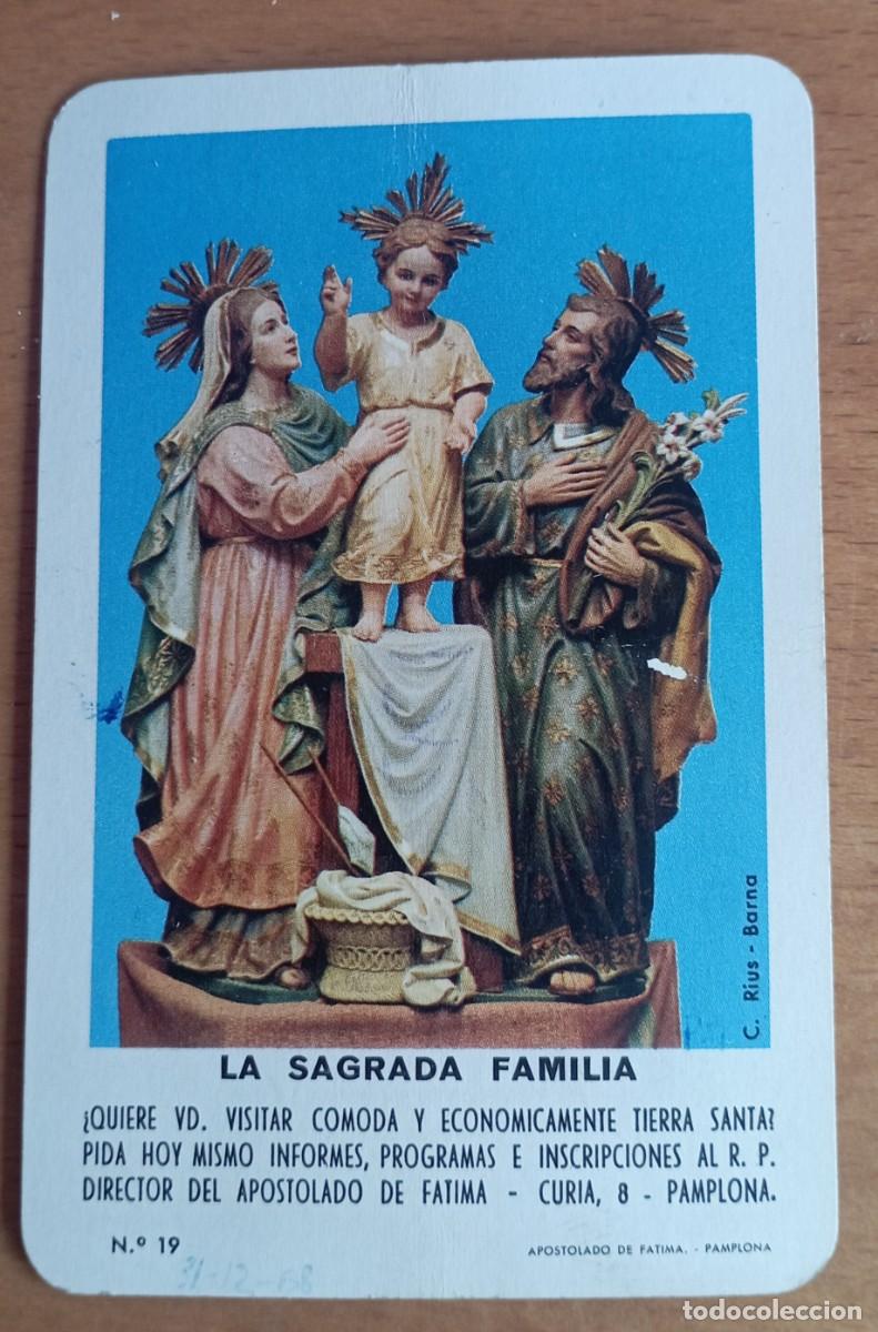 Coleccionismo Calendarios: Calendario fournier a&ntilde;o 1969 la sagrada familia