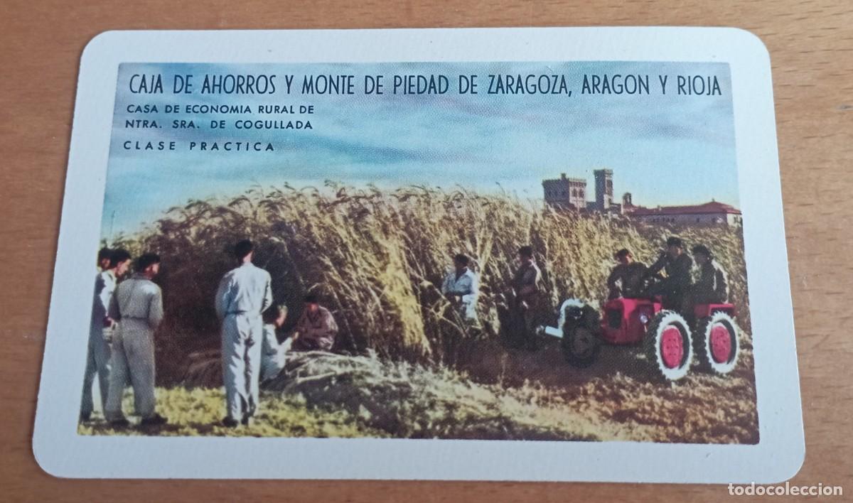 Sammeln von Kalendern: Calendario fournier a&ntilde;o 1962 caja de ahorros de zaragoza