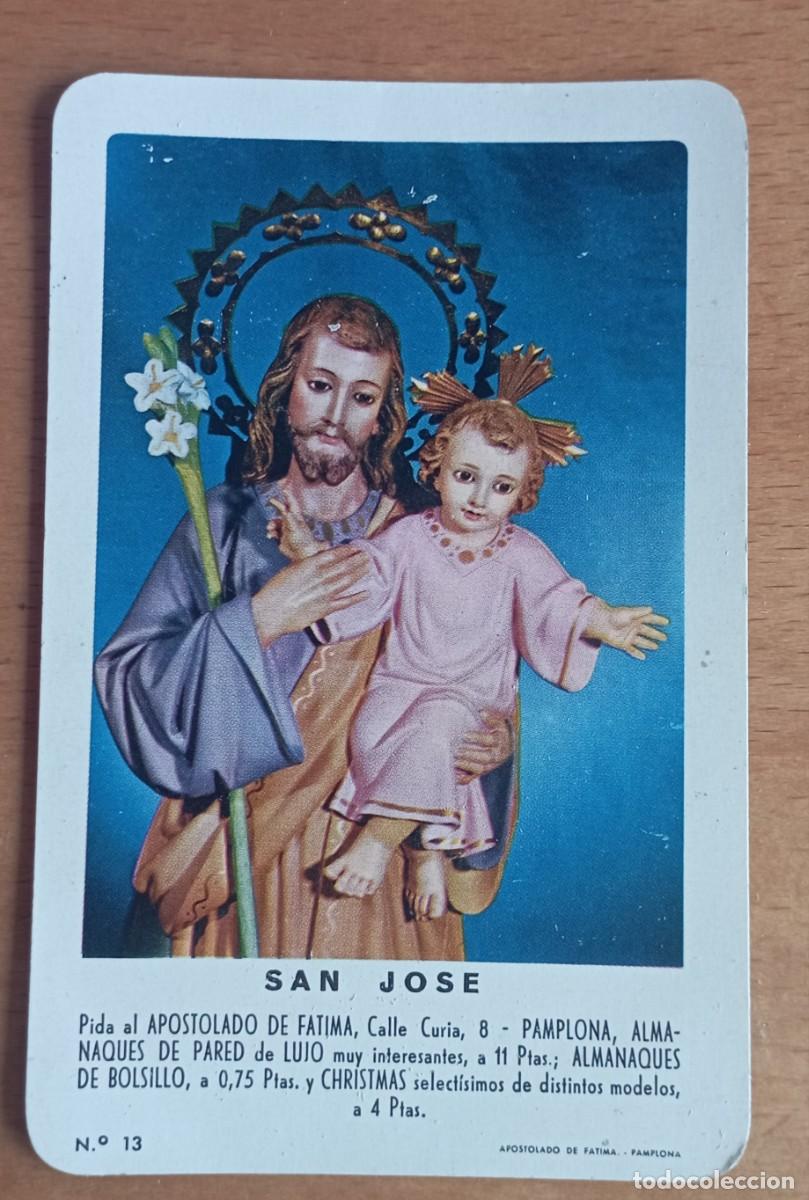 Coleccionismo Calendarios: Calendario fournier a&ntilde;o 1965 san Jose