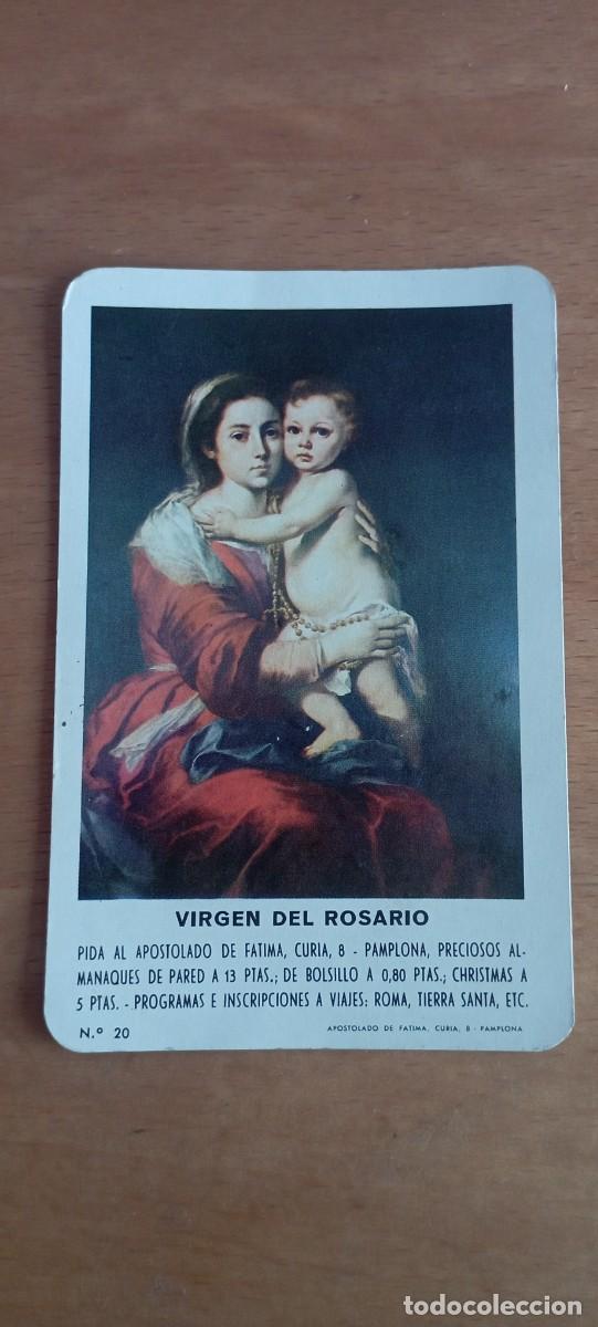 Coleccionismo Calendarios: Calendario Fournier a&ntilde;o 1970 virgen del rosario