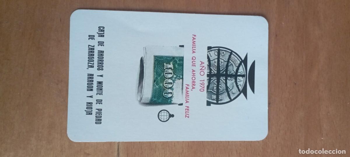 Coleccionismo Calendarios: Calendario Fournier a&ntilde;o 1970 caja de ahorros zaragoza