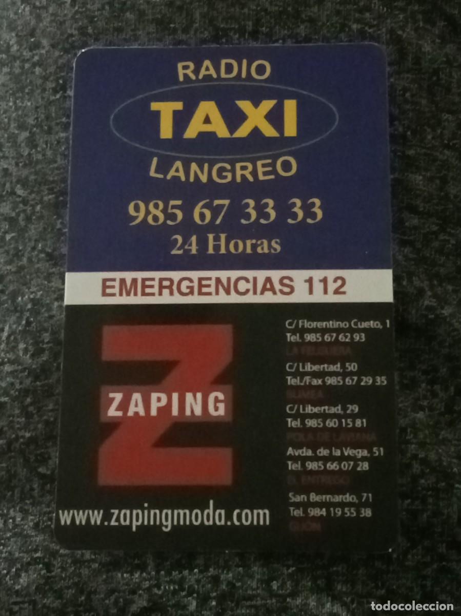 Coleccionismo Calendarios: Calendario Radio Taxi Langreo - Asturias (2021)