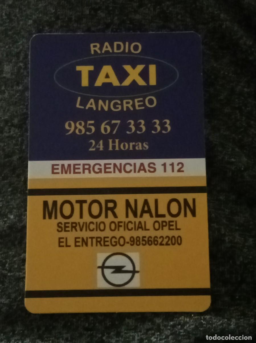 Coleccionismo Calendarios: Calendario Radio Taxi Langreo - Asturias (2021)