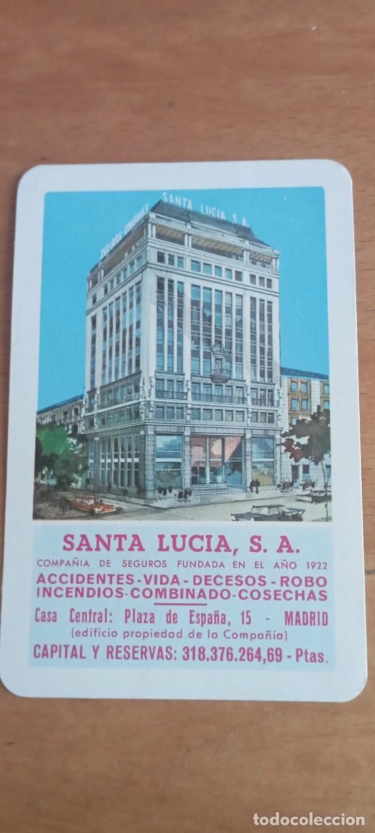 Coleccionismo Calendarios: Calendario Fournier a&ntilde;o 1971 santa lucia