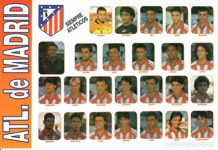Coleccionismo Calendarios: CALENDARIO DE PUBLICIDAD F&Uacute;TBOL - A&Ntilde;O 1998 - ATL&Eacute;TICO DE MADRID