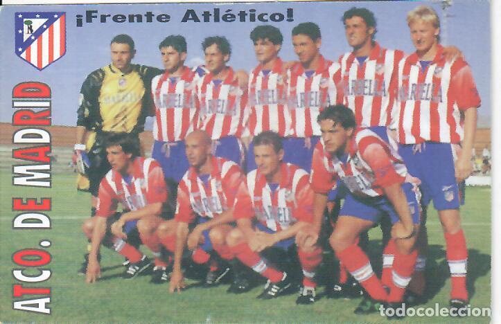 Coleccionismo Calendarios: CALENDARIO DE PUBLICIDAD F&Uacute;TBOL - A&Ntilde;O 1999 - ATL&Eacute;TICO DE MADRID