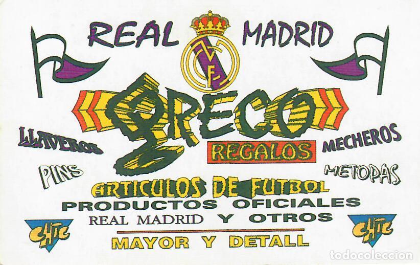 Coleccionismo Calendarios: CALENDARIO DE PUBLICIDAD F&Uacute;TBOL - A&Ntilde;O 1994 - REAL MADRID