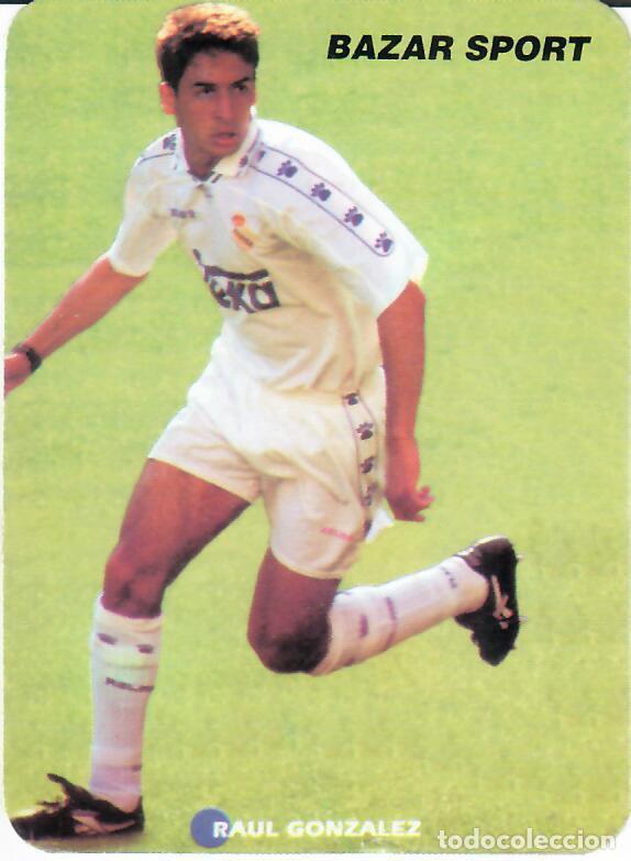 Coleccionismo Calendarios: CALENDARIO DE PUBLICIDAD F&Uacute;TBOL - A&Ntilde;O 1996 - BAZAR SPORT - RAUL GONZ&Aacute;LEZ - REAL MADRID