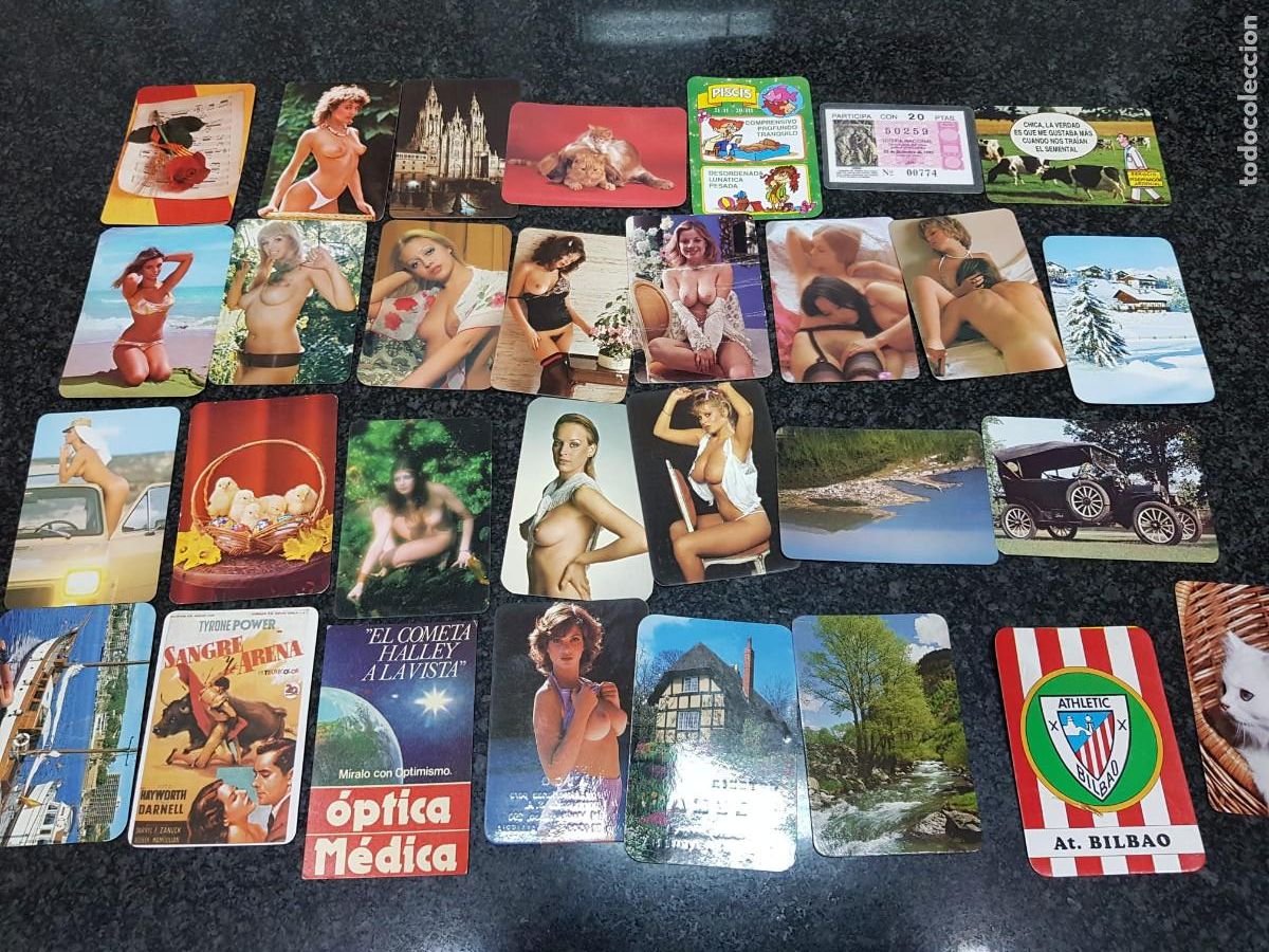 Colecionismo Calend&aacute;rios: LOTE DE 30 CALENDARIOS DE ALMERIA-A&Ntilde;OS 1976/1996-VARIADOS