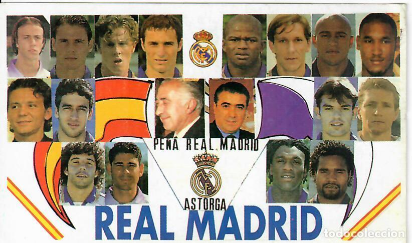 Colecionismo Calend&aacute;rios: CALENDARIO DE PUBLICIDAD F&Uacute;TBOL - A&Ntilde;O 2000 - REAL MADRID