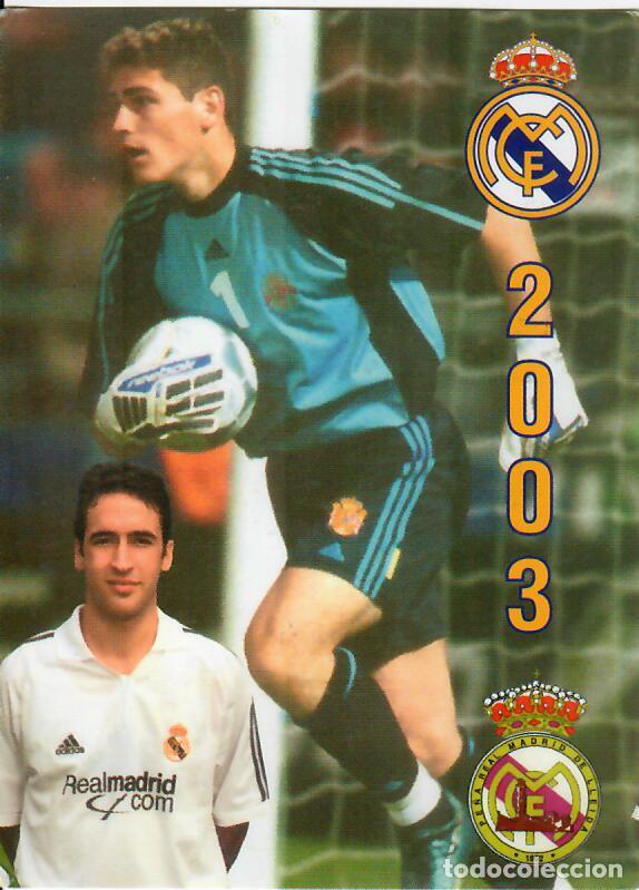 Coleccionismo Calendarios: CALENDARIO DE PUBLICIDAD F&Uacute;TBOL - A&Ntilde;O 2003 - PE&Ntilde;A REAL MADRID DE LLEIDA