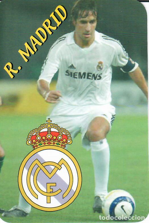 Coleccionismo Calendarios: CALENDARIO DE PUBLICIDAD F&Uacute;TBOL - A&Ntilde;O 2006 - RA&Uacute;L GONZ&Aacute;LEZ - REAL MADRID