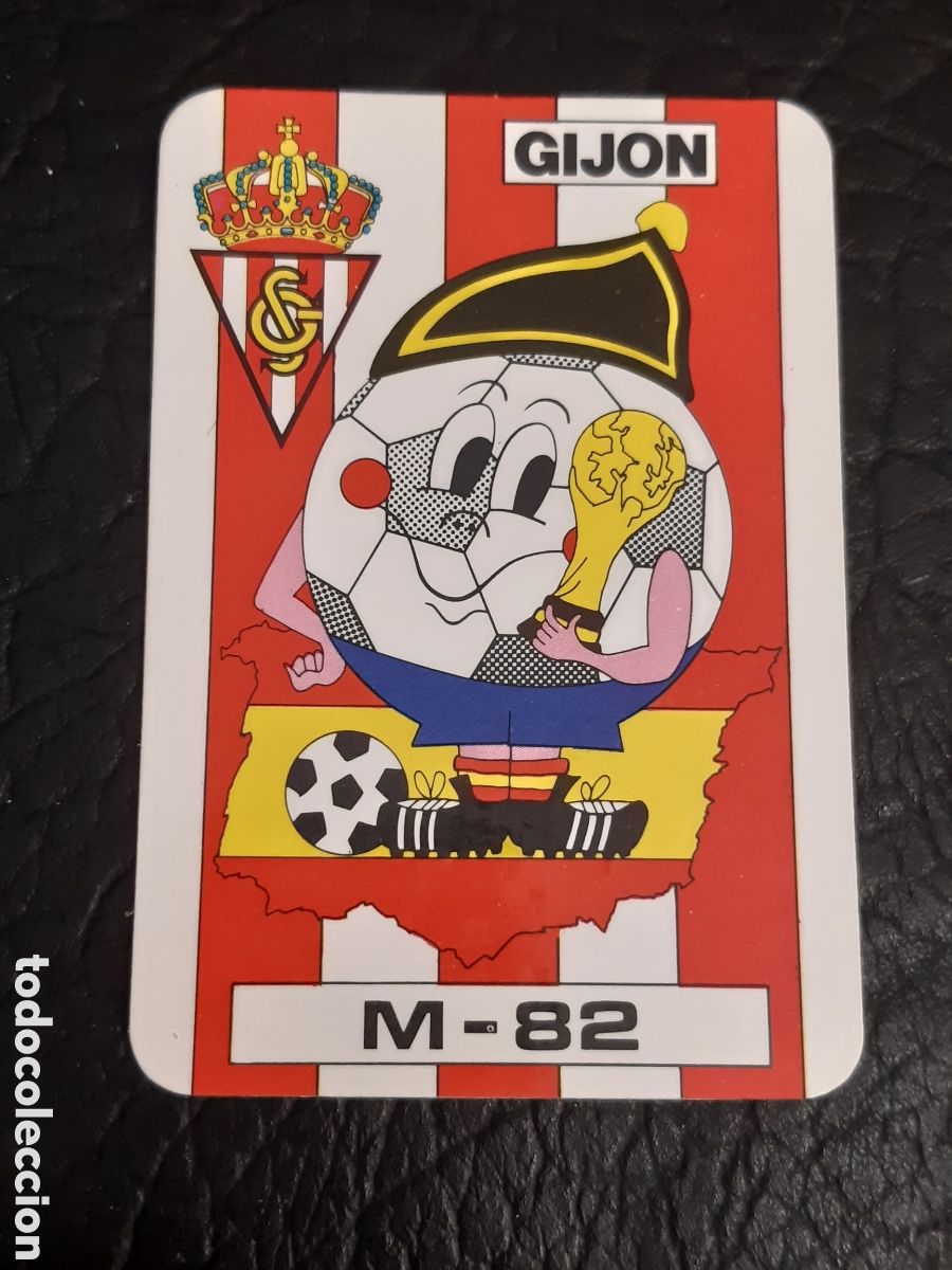 Coleccionismo Calendarios: Calendario futbol mundial 82 Gijon