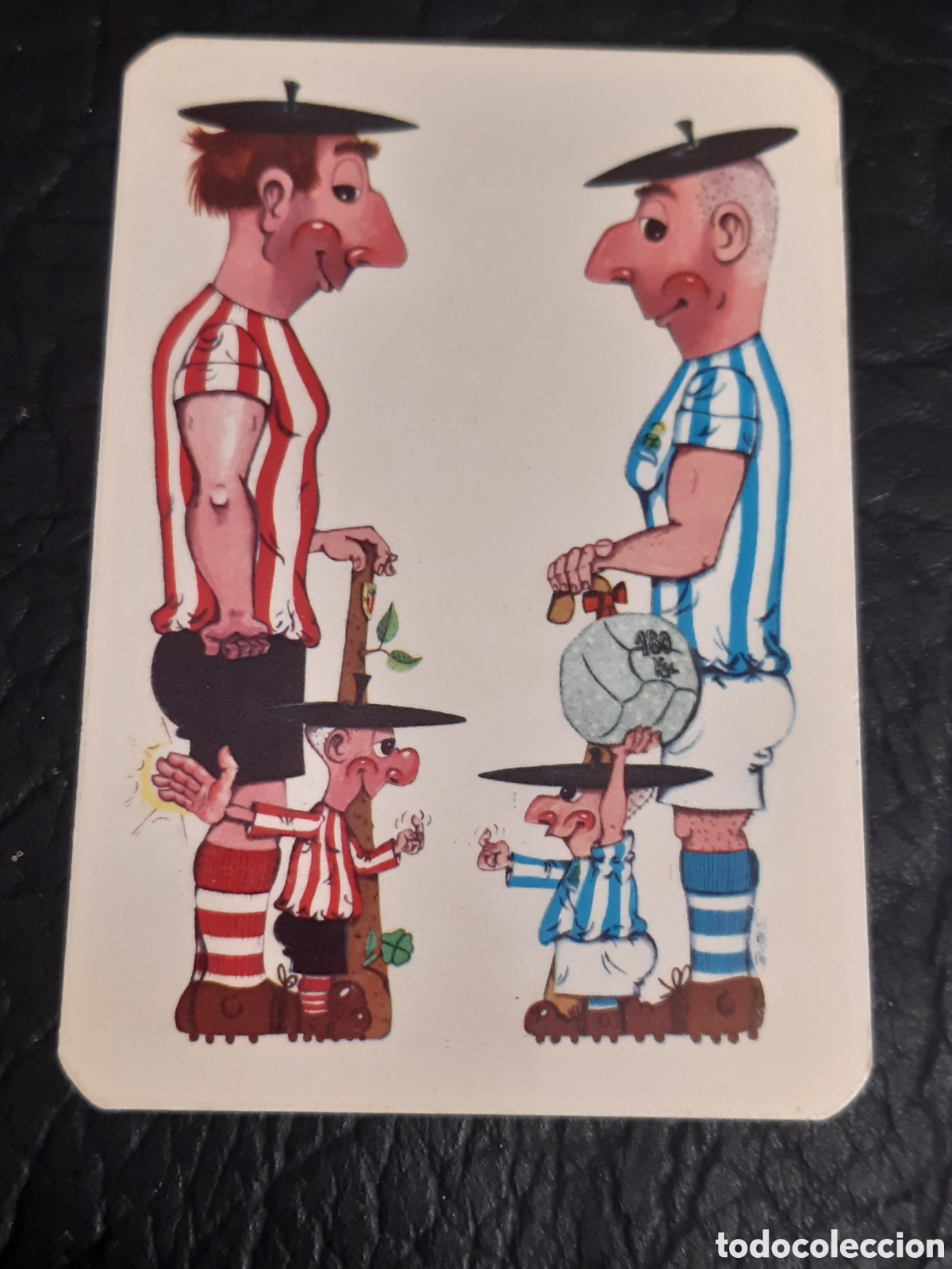 Coleccionismo Calendarios: Calendario futbol Bilbao Real Sociedad 1975