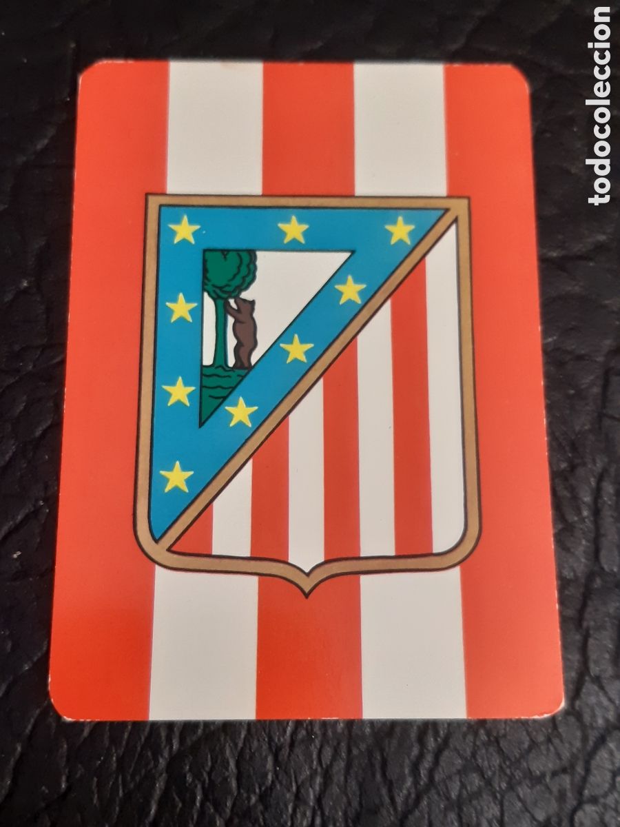 Coleccionismo Calendarios: Calendario futbol escudo A. MADRID 1974