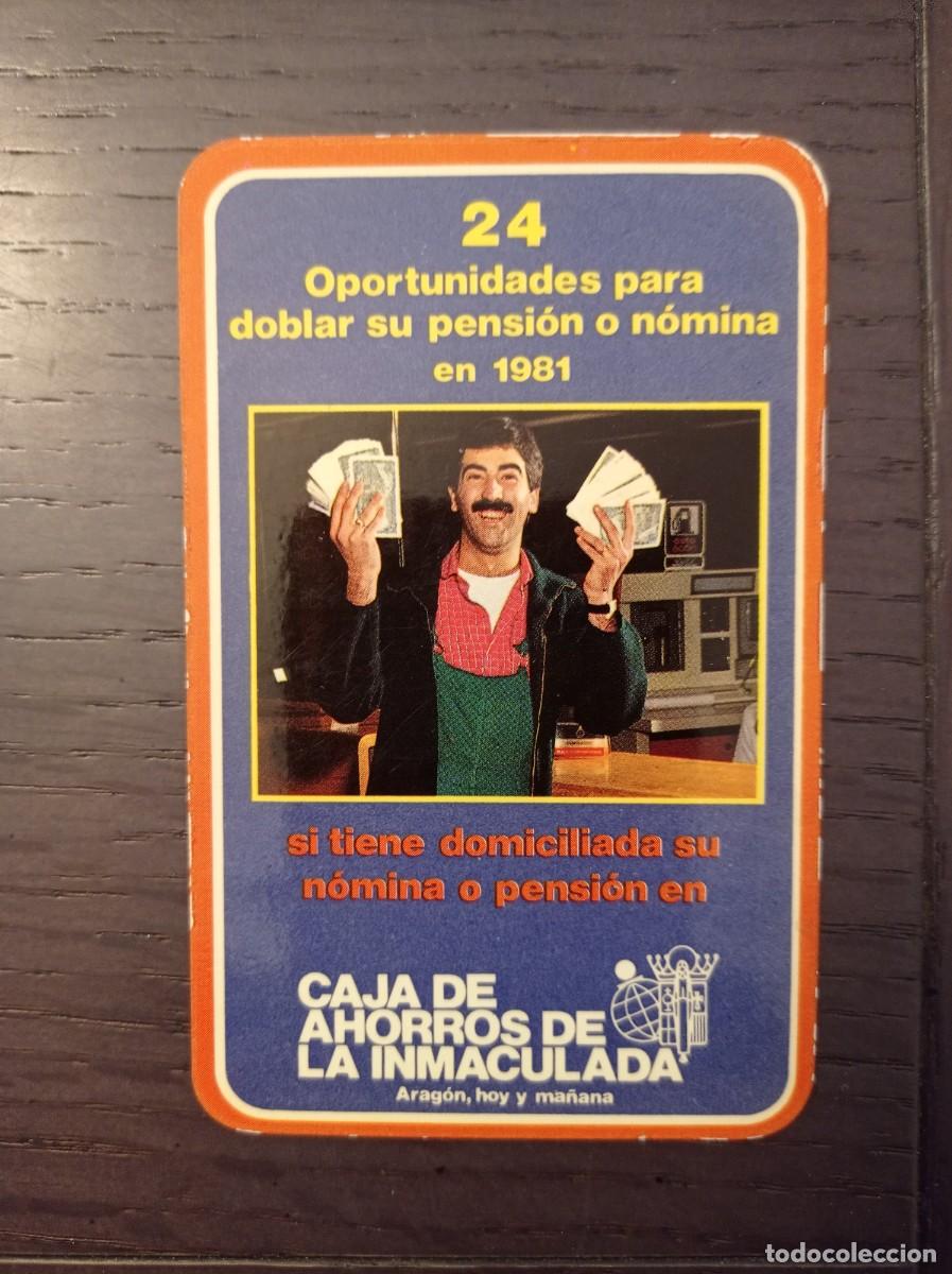 Colecionismo Calend&aacute;rios: CALENDARIO PUBLICITARIO. CAJA DE AHORROS DE LA INMACULADA. A&Ntilde;O 1981