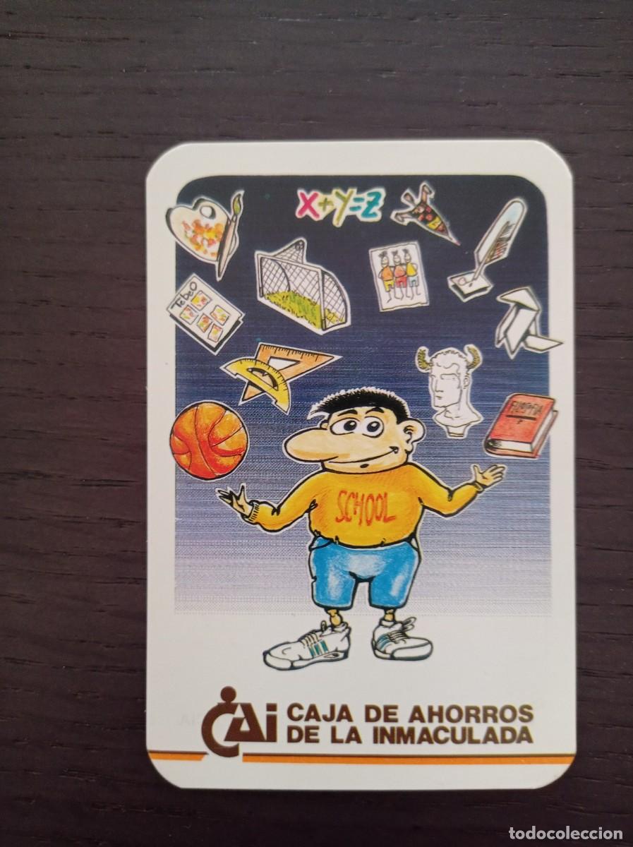 Colecionismo Calend&aacute;rios: CALENDARIO PUBLICITARIO. CAJA DE AHORROS DE LA INMACULADA. CALENDARIO ESCOLAR. A&Ntilde;O 1991-1992