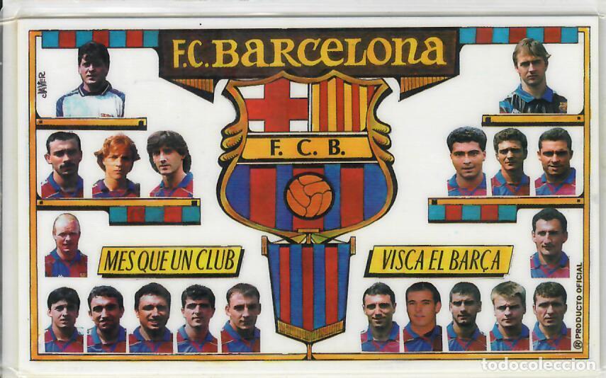 Coleccionismo Calendarios: CALENDARIO DE PUBLICIDAD F&Uacute;TBOL - A&Ntilde;O 1995 - FC BARCELONA