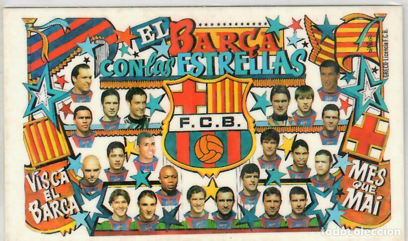 Coleccionismo Calendarios: CALENDARIO DE PUBLICIDAD F&Uacute;TBOL - A&Ntilde;O 1998 - FC BARCELONA