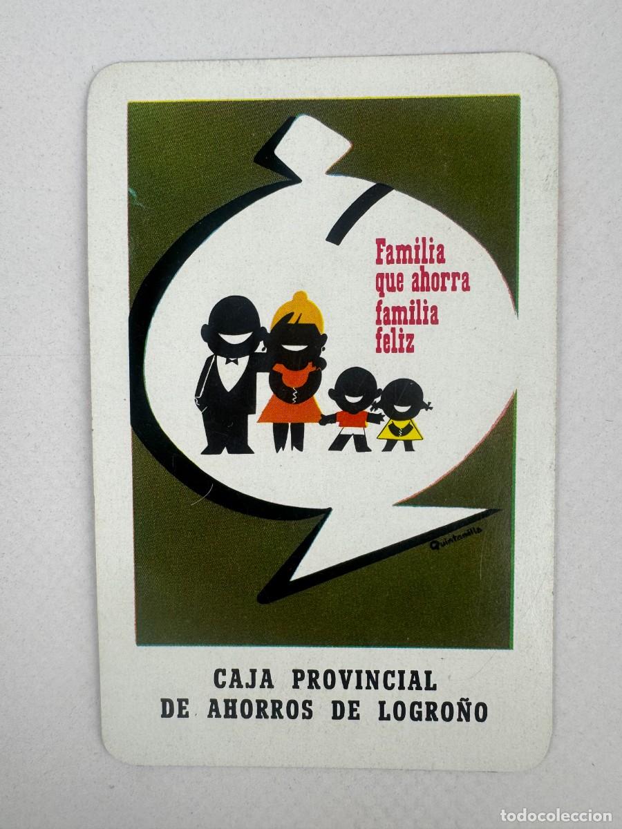 Colecionismo Calend&aacute;rios: CALENDARIO DE BOLSILLO FOURNIER - 1965 CAJA PROVINCIAL DE AHORROS DE LOGRO&Ntilde;O