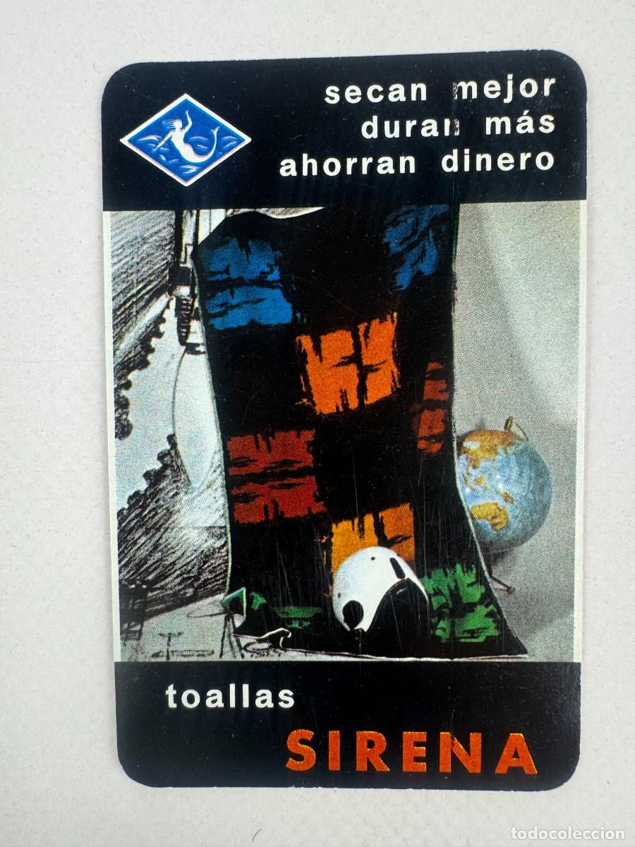 Colecionismo Calend&aacute;rios: CALENDARIO DE BOLSILLO FOURNIER - 1965 TOALLAS SIRENA