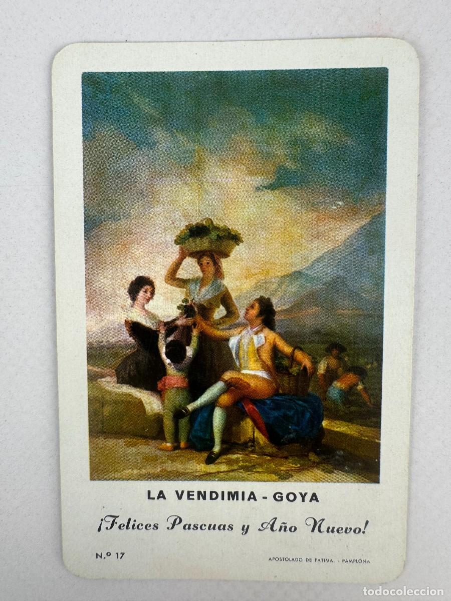 Colecionismo Calend&aacute;rios: CALENDARIO DE BOLSILLO FOURNIER - 1967 LA VENDIMIA GOYA
